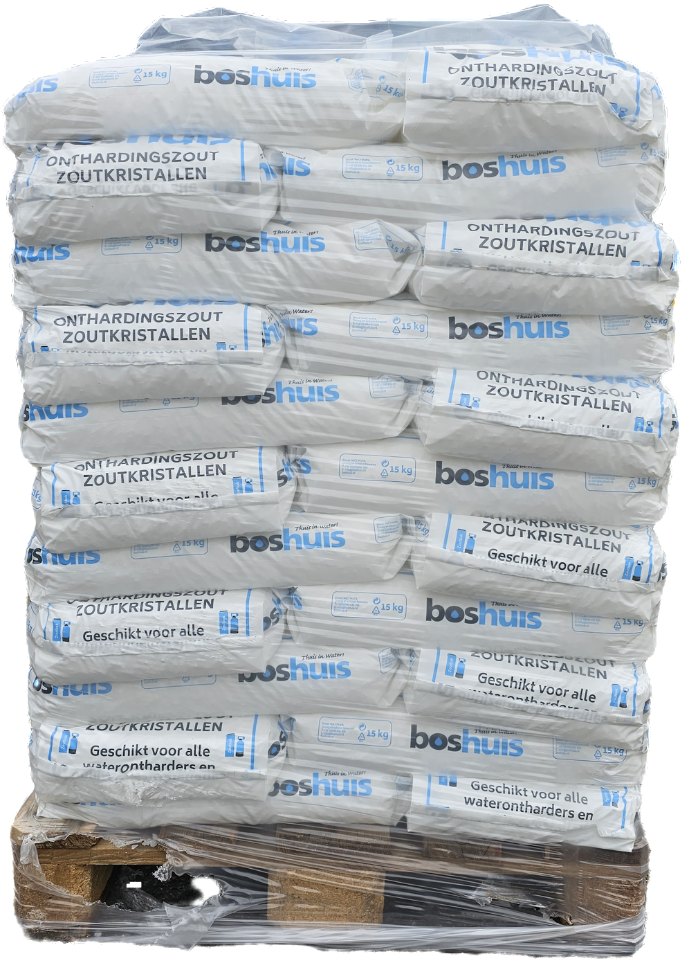 Pallet Regeneratiezout 15kg Boshuis, Thuis in Water!